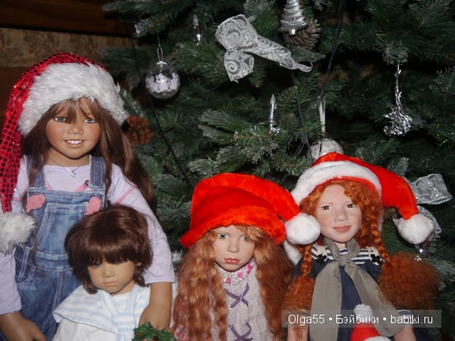 Предновогодние зарисовки. Коллекционные куклы от Nicole Marschollek Menzner Zwergnase (фото 8)