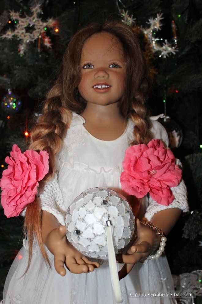 Рождественская фотосессия Фиммидеток. Куклы Annette Himstedt