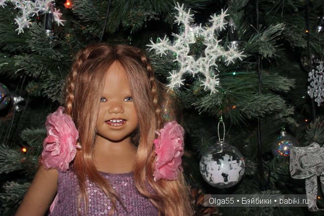 Рождественская фотосессия Фиммидеток. Куклы Annette Himstedt (фото 9)