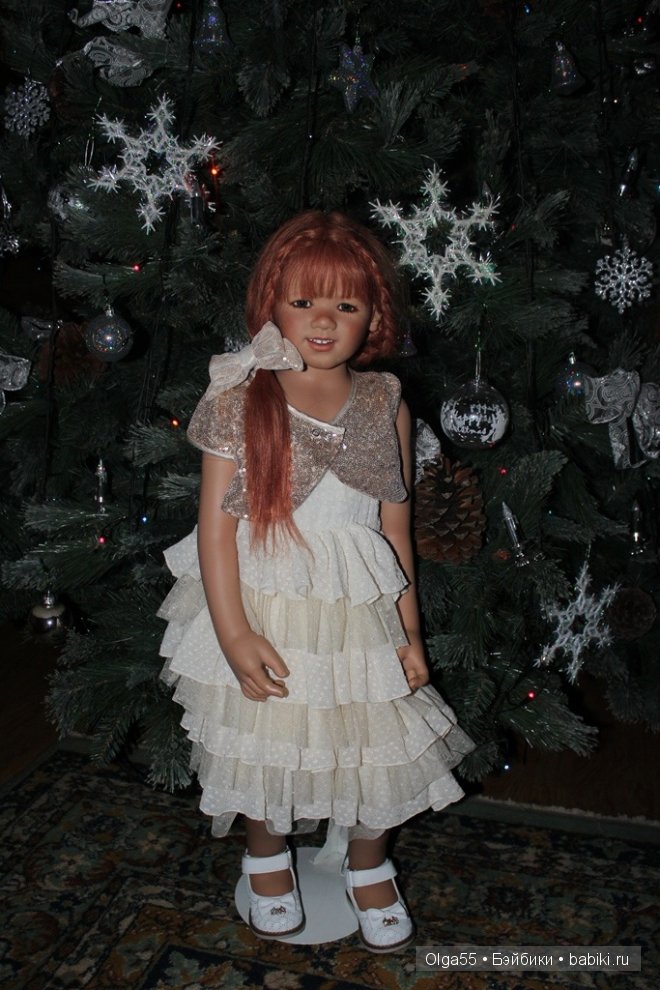 Рождественская фотосессия Фиммидеток. Куклы Annette Himstedt