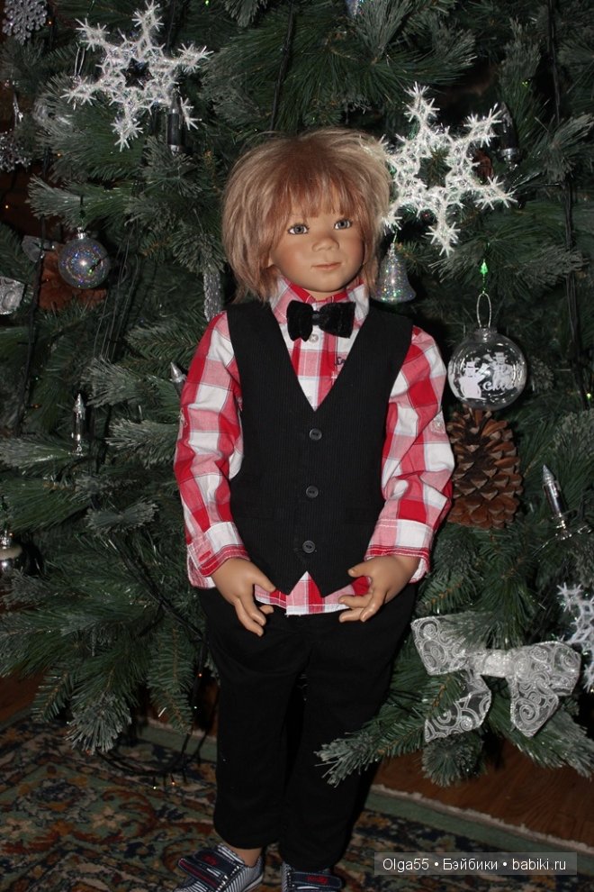 Рождественская фотосессия Фиммидеток. Куклы Annette Himstedt