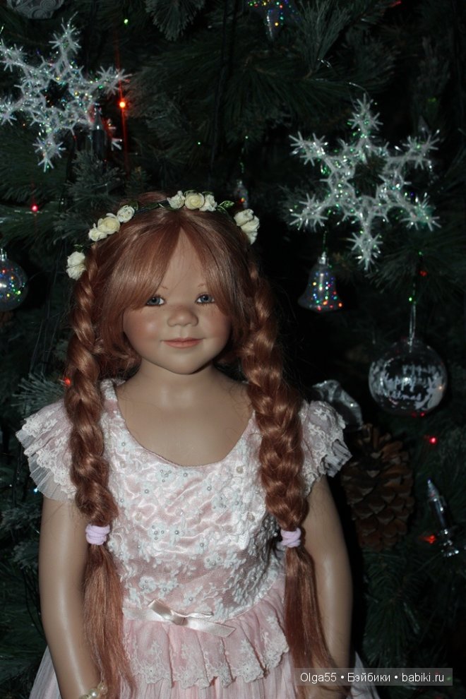 Рождественская фотосессия Фиммидеток. Куклы Annette Himstedt
