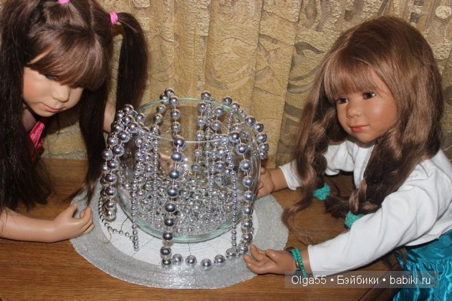 Рождественская фотосессия Фиммидеток. Куклы Annette Himstedt