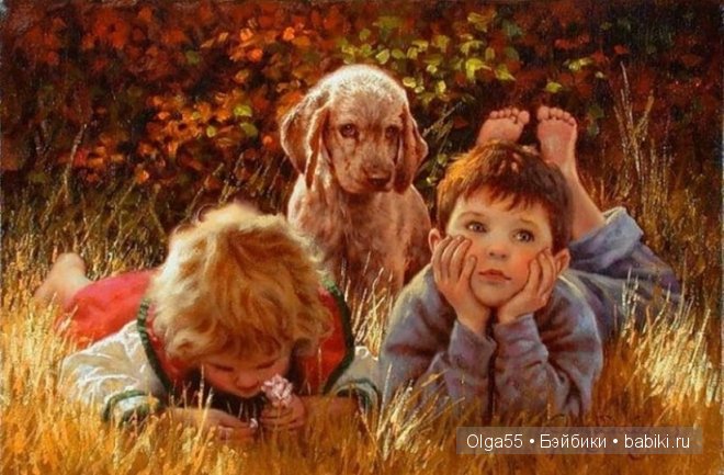 Мир детства в картинах Jim Daly