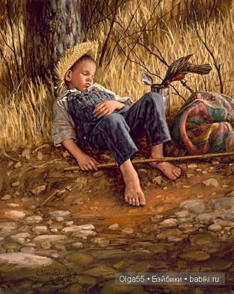 Мир детства в картинах Jim Daly
