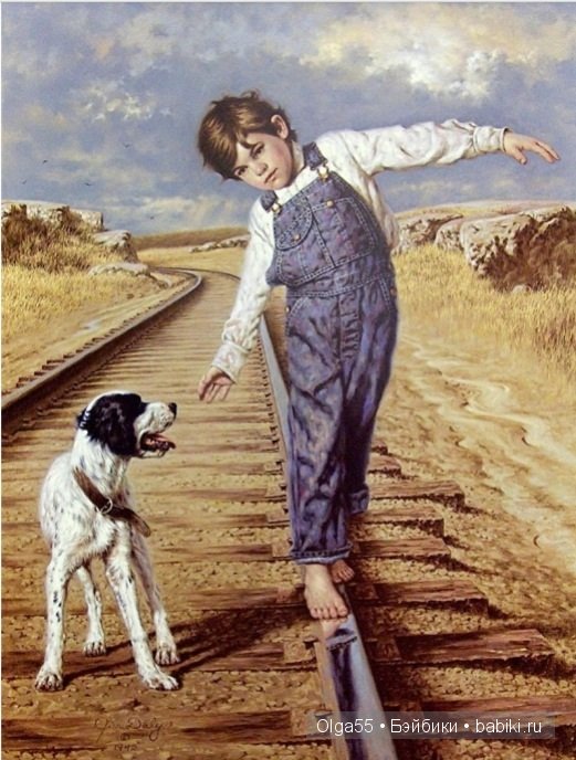 Мир детства в картинах Jim Daly