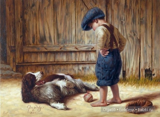 Мир детства в картинах Jim Daly