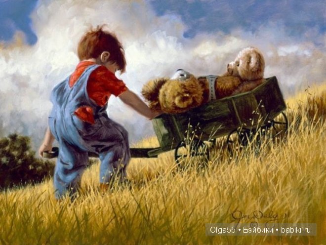 Мир детства в картинах Jim Daly