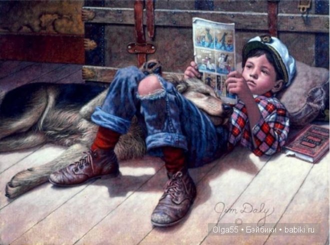 Мир детства в картинах Jim Daly