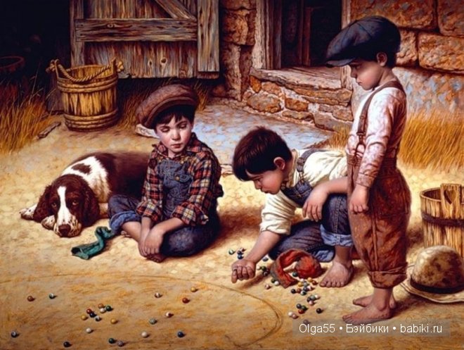 Мир детства в картинах Jim Daly