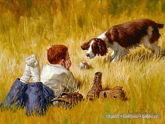 Мир детства в картинах Jim Daly