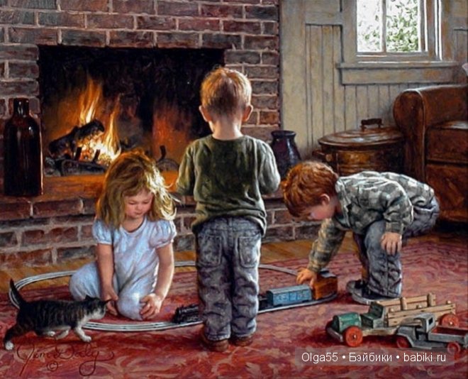 Мир детства в картинах Jim Daly