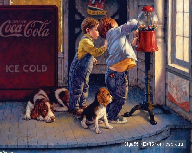 Мир детства в картинах Jim Daly