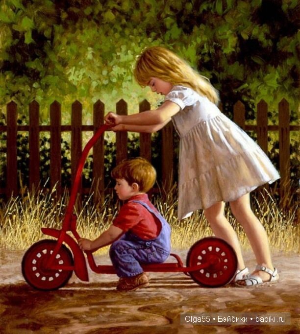 Мир детства в картинах Jim Daly