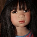 Жгучая брюнетка Шилин. Shilin by  Annette Himstedt