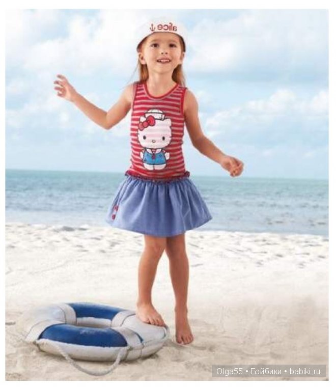 Морской стиль в одежде для детей