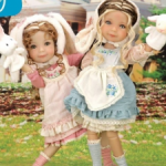 Кукла Сахарок  Пасхальная в розовом аутфите.