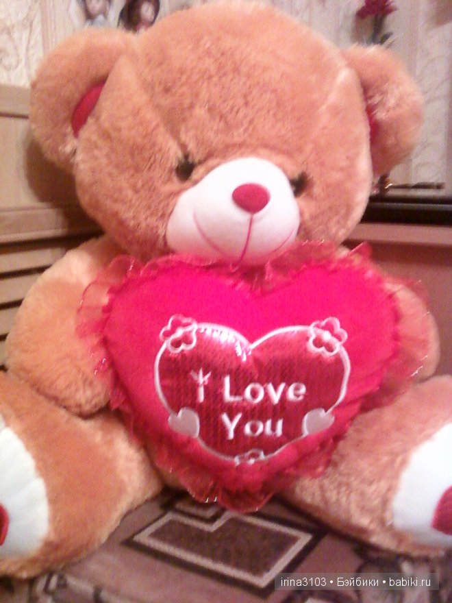 Мой первый вязаный мишка