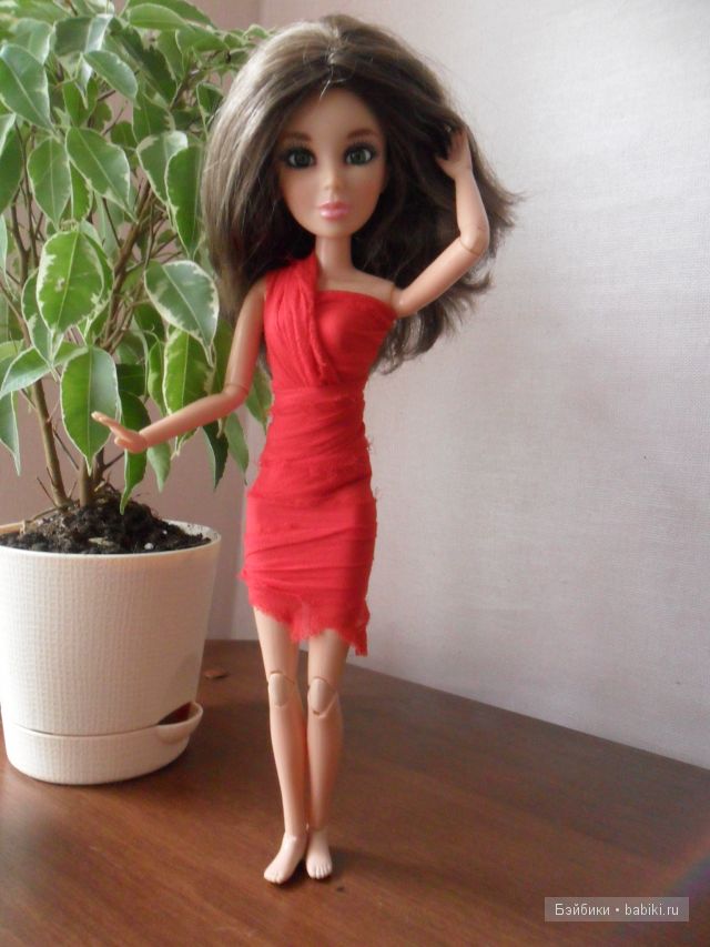 Наряд на "скорую руку" — Одежда и обувь для кукол своими руками: фото (фото 3)