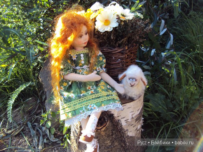 Моя новая кукла из войлока методом валяния (фото 3)