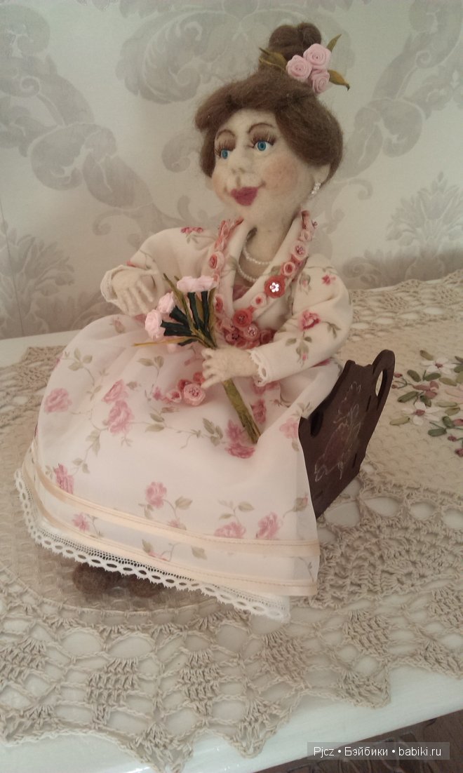 Мои любимые рукоделки - валянные куклы из шерсти