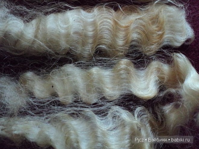 Розовые волосы. Покраска волос куклы