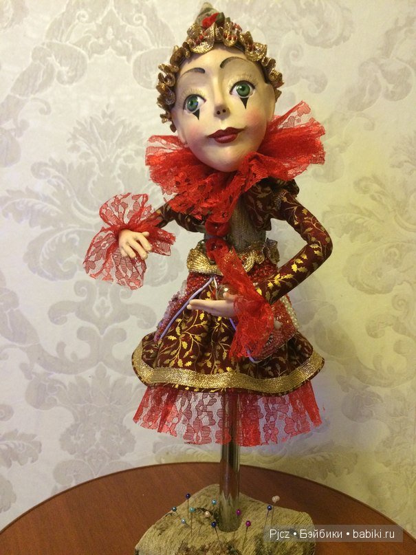 Игольница, авторская кукла