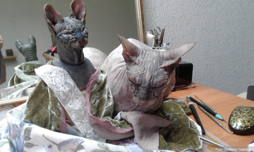 Недоделки и сфинкс | Бэйбики Недоделки и сфинкс — Лепка авторских кукол: полимерная глина (фото 5)