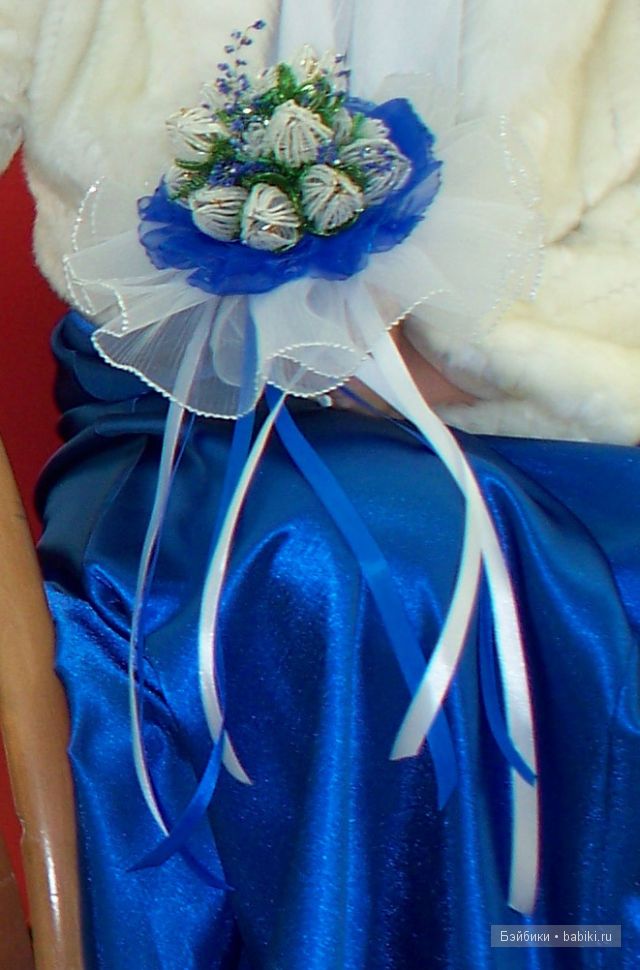 свадебный букет, себе делала