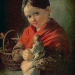 Живопись. Девочки и куклы.