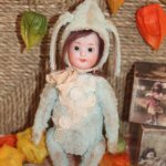 Вторая жизнь. Тедди-долл  из антикварной  головки Walter & Sohn