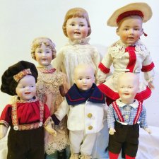 Озорное семейство, характерные малыши Heubach