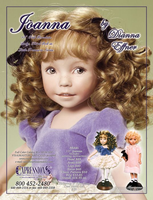 фарфоровые куклы Dianna Effner