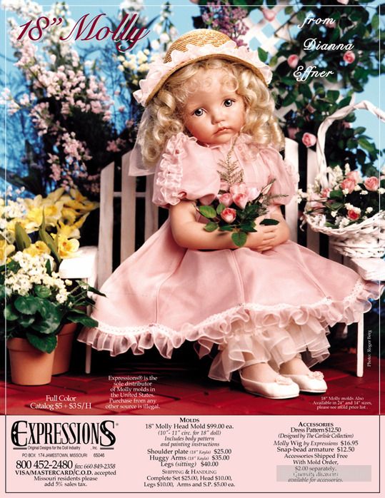 фарфоровые куклы Dianna Effner