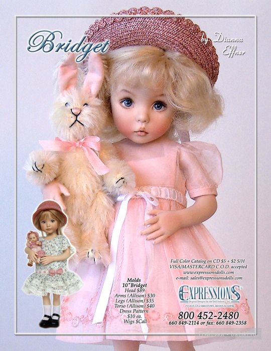 фарфоровые куклы Dianna Effner