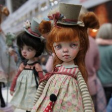 Международный салон авторских кукол. Москва. Тишинская площадь. Репортаж с выставки