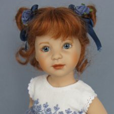 Девочка-незабудочка от Heidi Plusczok