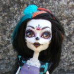 Скелита. Кукла Монстер Хай, ООАК