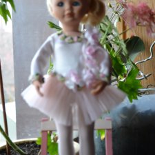 Красавица балерина новая в коробке по молду Дианы Эфнер.