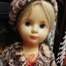 Кукла Лена. Самый ранний выпуск начало 60-х годов. Горьковская фабрика игрушек "Мир"