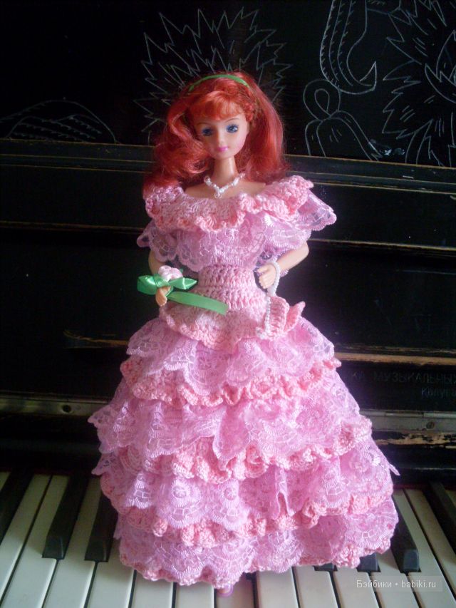 Ассоль, Барби, вязанное платье