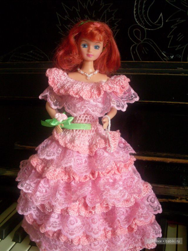 Ассоль, Барби, вязанное платье
