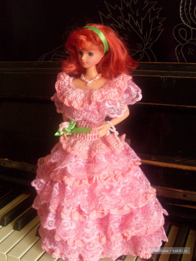 Ассоль, Барби, вязанное платье