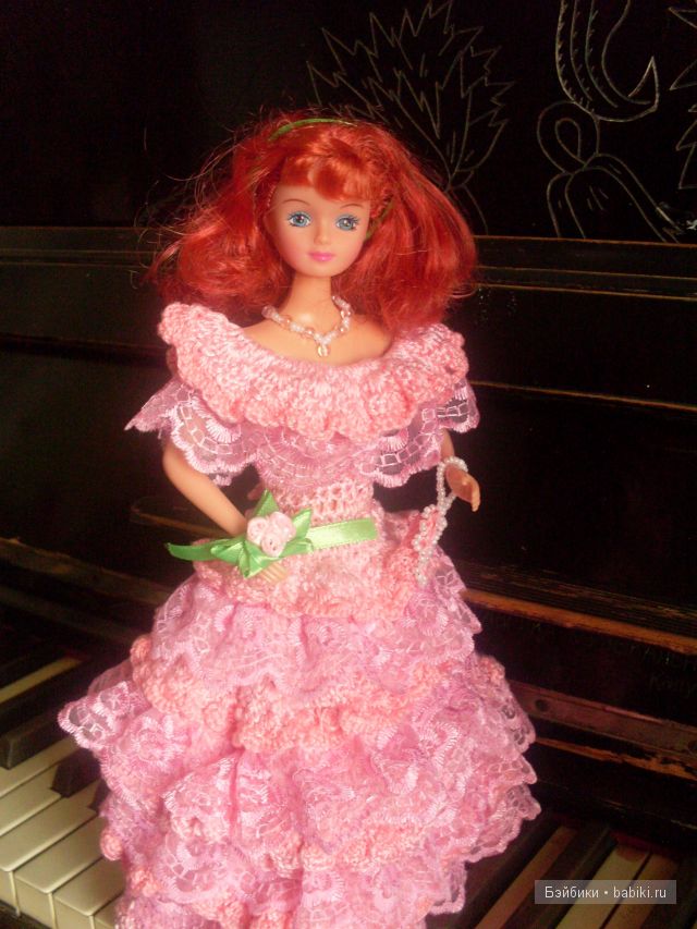 Ассоль, Барби, вязанное платье