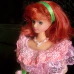 Розовые сны Ассоль - вязаное платье для Барби