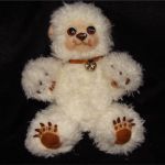 Вязаный мишутка "Карамельный". Авторская игрушка своими руками