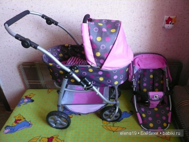 Коляска для кукол - Bayer Chic 2000 Kombi-Puppenwa​gen EMOTION 2 in 1 (фото 9)