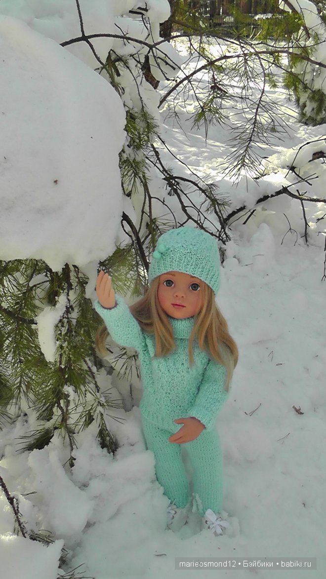 А у нас опять зима наступила! Коллекция кукол Готц (фото 8)