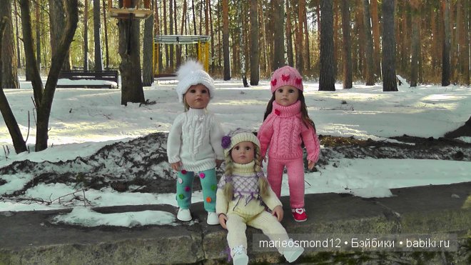 А у нас опять зима наступила! Коллекция кукол Готц