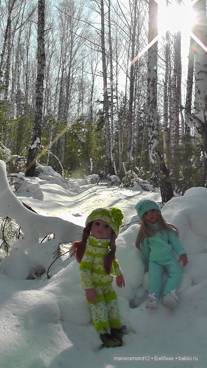 А у нас опять зима наступила! Коллекция кукол Готц (фото 9)